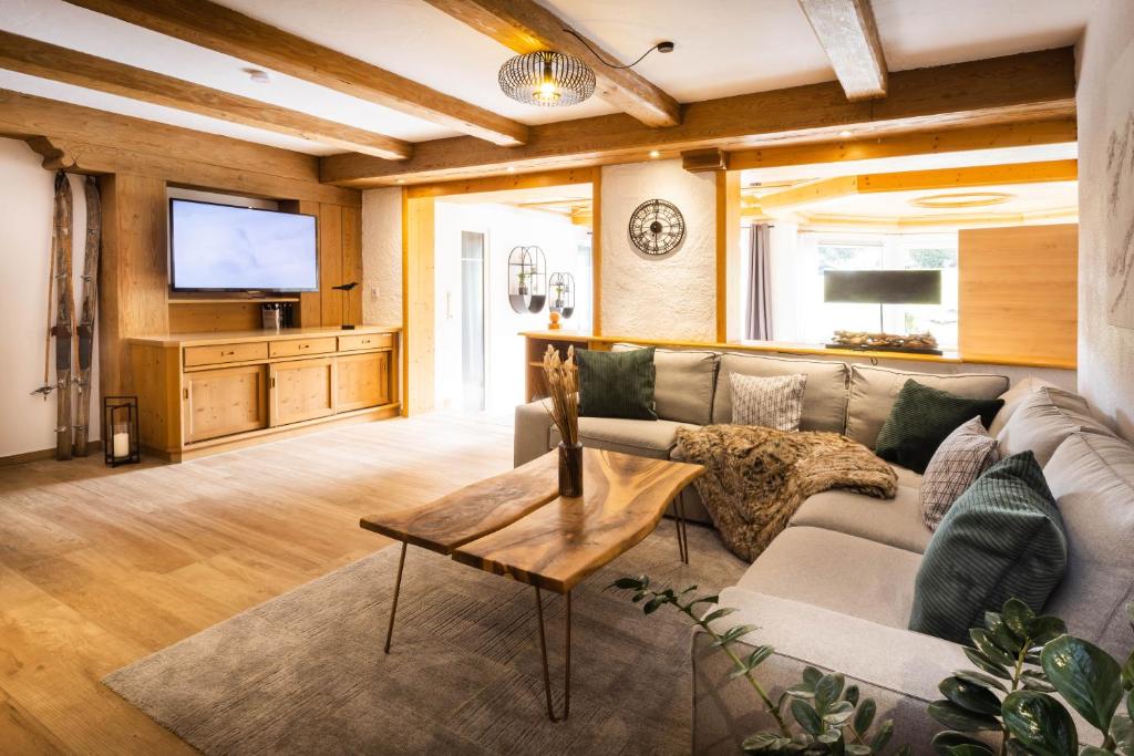 Posezení v ubytování Ferienresidenz "Alpin Chic"