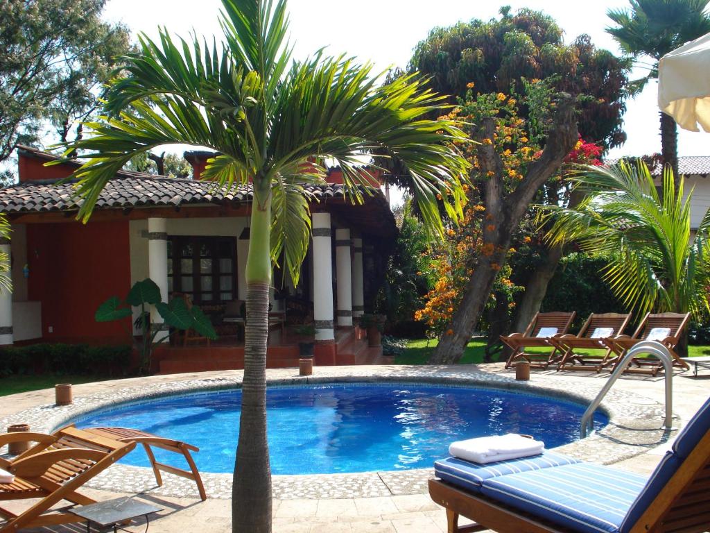 Bazén v ubytování Finca Las Palmas nebo v jeho okolí