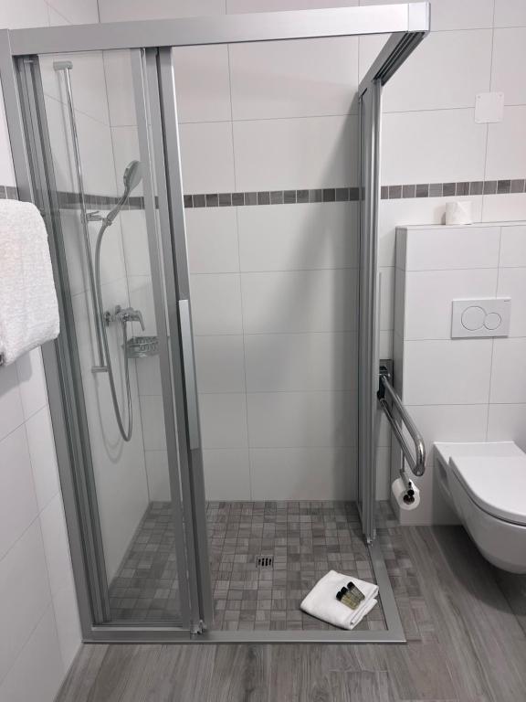 Koupelna v ubytování Motel-Résidence Ô Pied à Terre