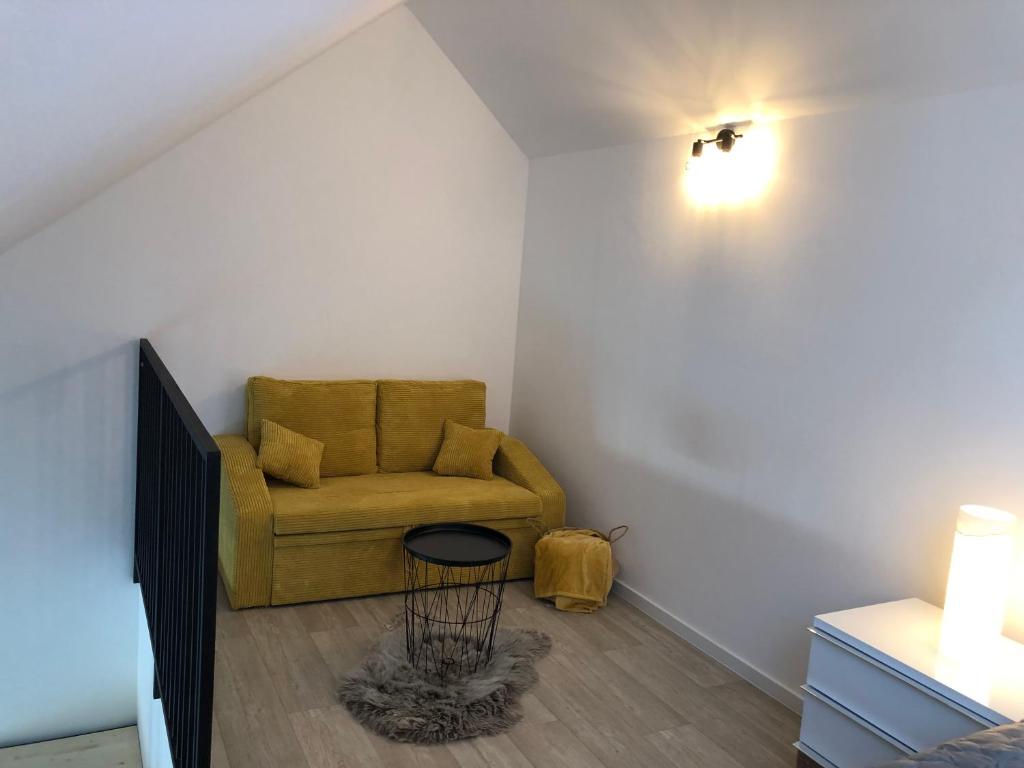 Posezení v ubytování Apartmán X28