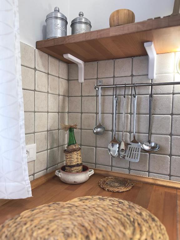 Kuchyň nebo kuchyňský kout v ubytování Villa Dino
