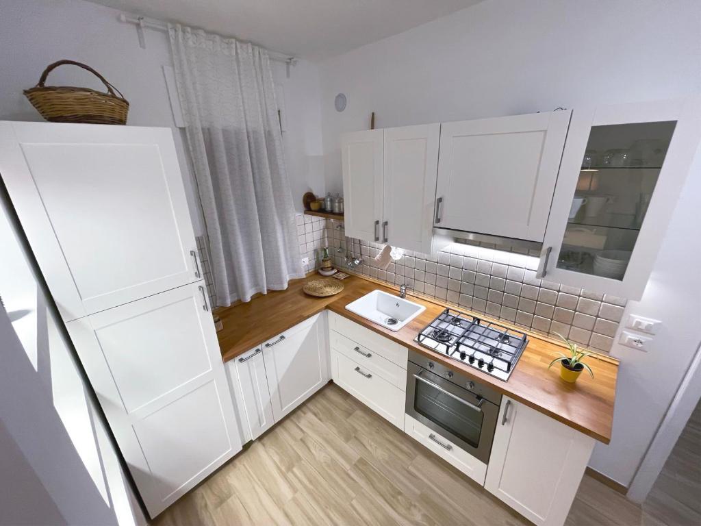 Kuchyň nebo kuchyňský kout v ubytování Villa Dino