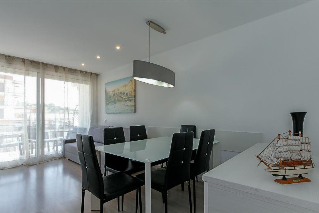 Posezení v ubytování Apartamento Seven Seas