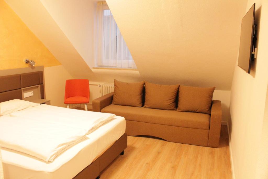Posezení v ubytování Isar City Hotel