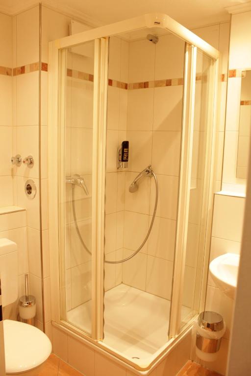 Koupelna v ubytování Isar City Hotel
