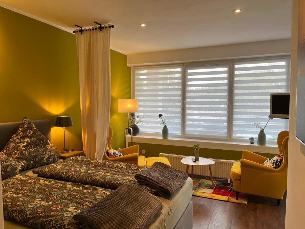 Posezení v ubytování Ferienwohnung2 Daun