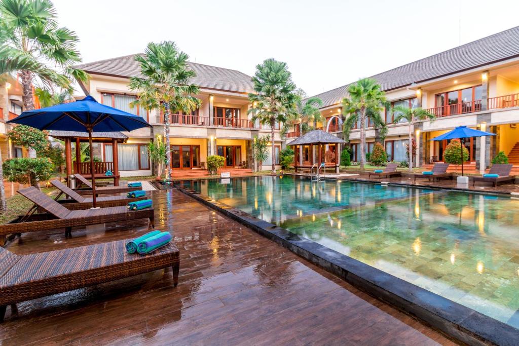 Bazén v ubytování Vidi Boutique Hotel nebo v jeho okolí