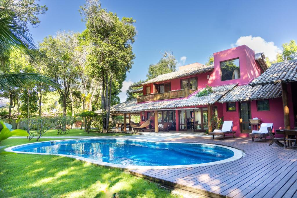 Πισίνα στο ή κοντά στο Casa Rosa Coqueiros