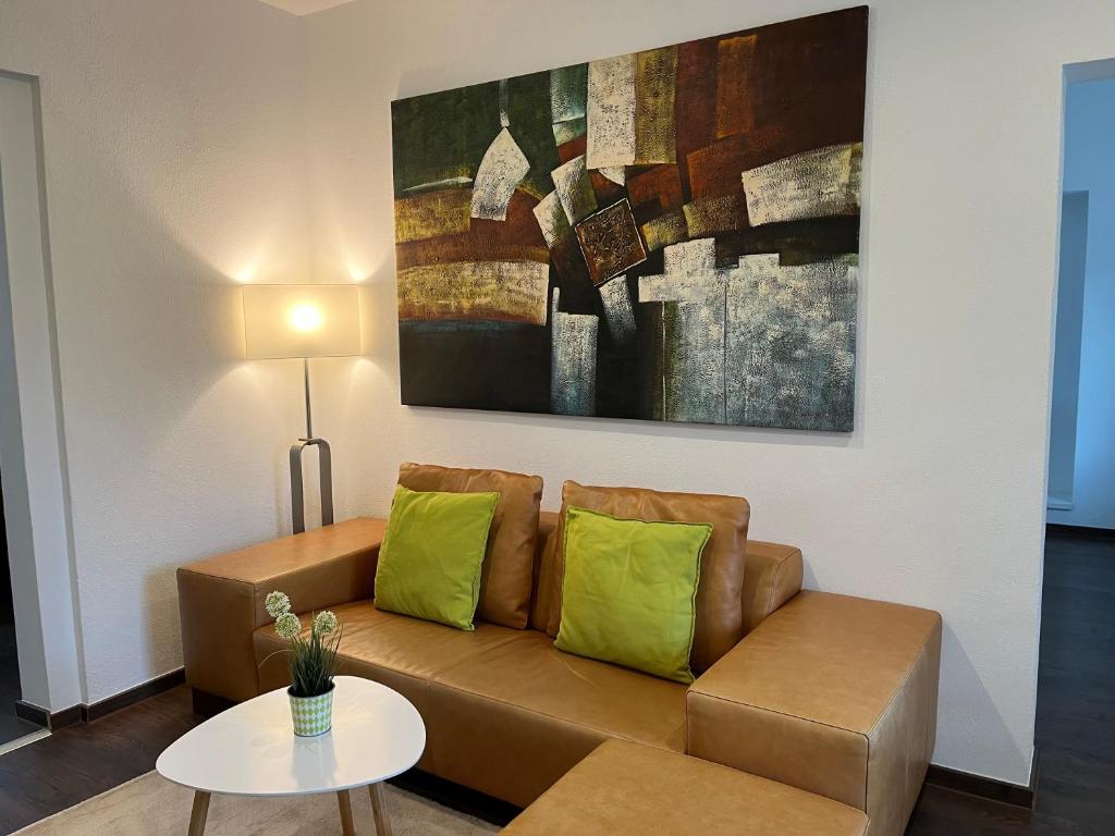Posezení v ubytování Ferienwohnung1 Daun