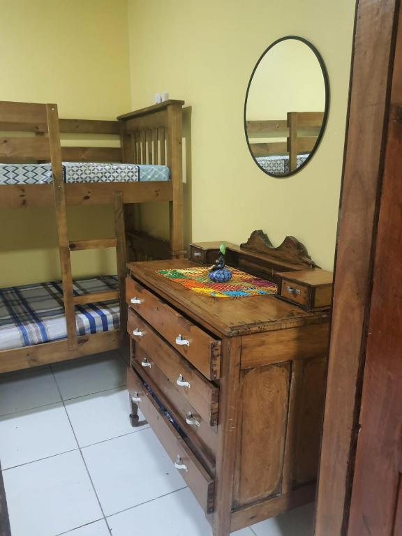 Postel nebo postele na pokoji v ubytování Pousada Hostel Mar e Sertão