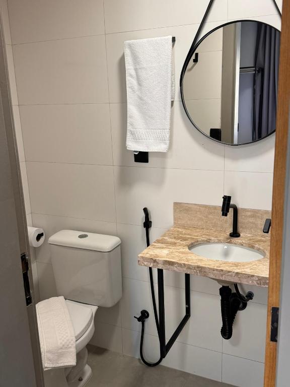 Koupelna v ubytování Hotel Caitá