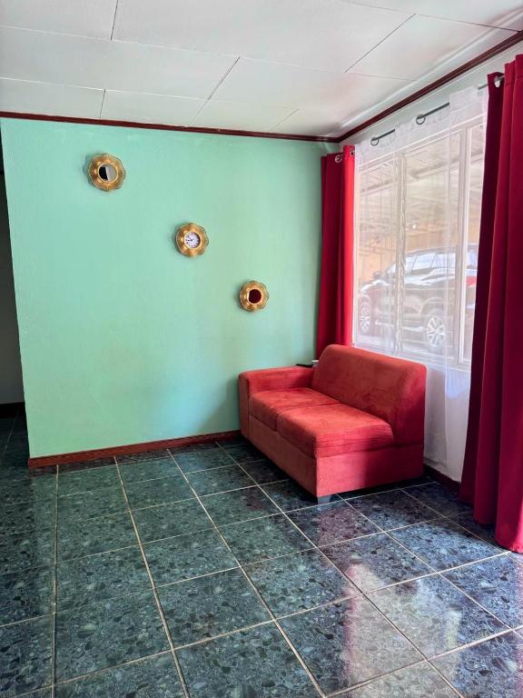 Posezení v ubytování Hotel El Chaman