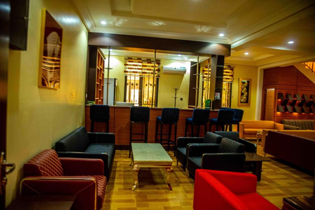 Χώρος καθιστικού στο Otk's Apartment