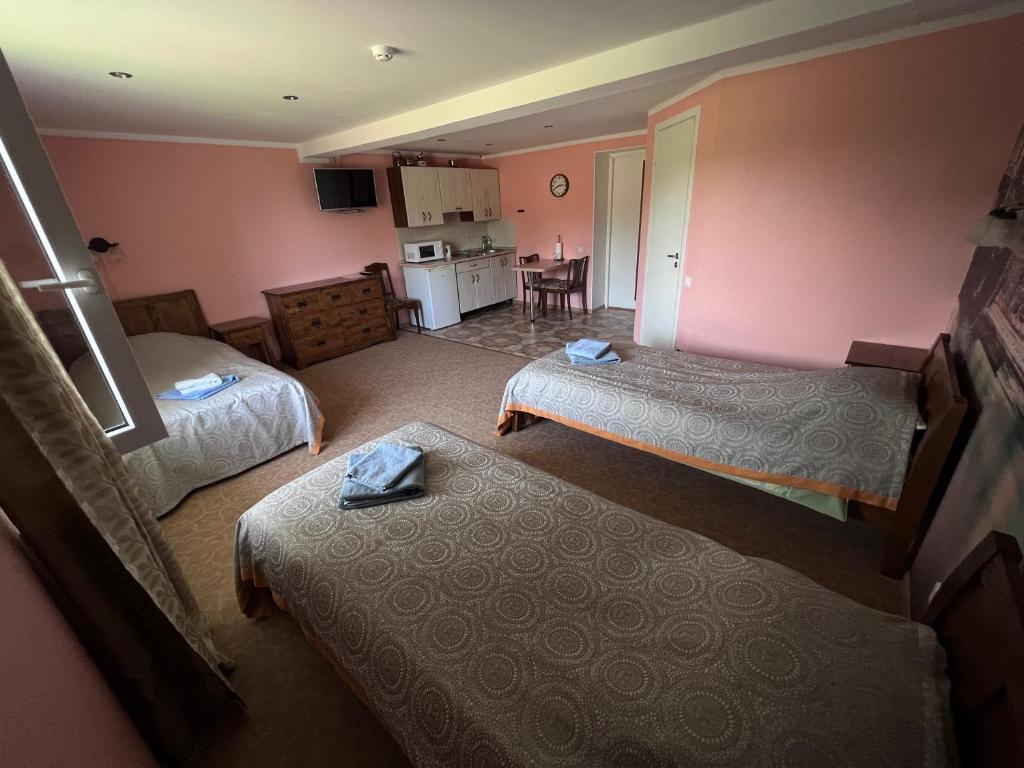 Postel nebo postele na pokoji v ubytování Toila Pikk Apartment