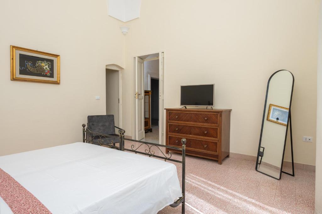 Telewizja i/lub zestaw kina domowego w obiekcie Palazzo Rizzo
