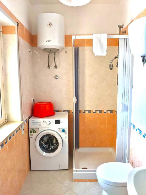 Koupelna v ubytování Apartment Difesa Pizzo