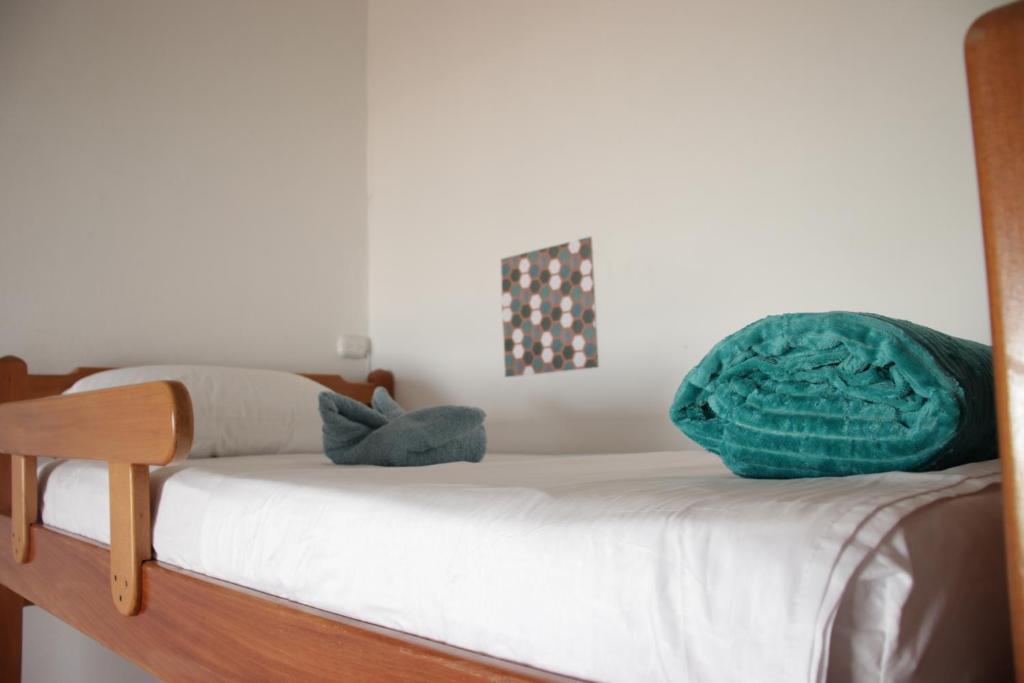 Postel nebo postele na pokoji v ubytování Rustico Hostel Barichara