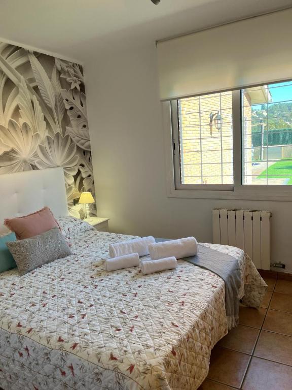Posteľ alebo postele v izbe v ubytovaní Casa San Roca