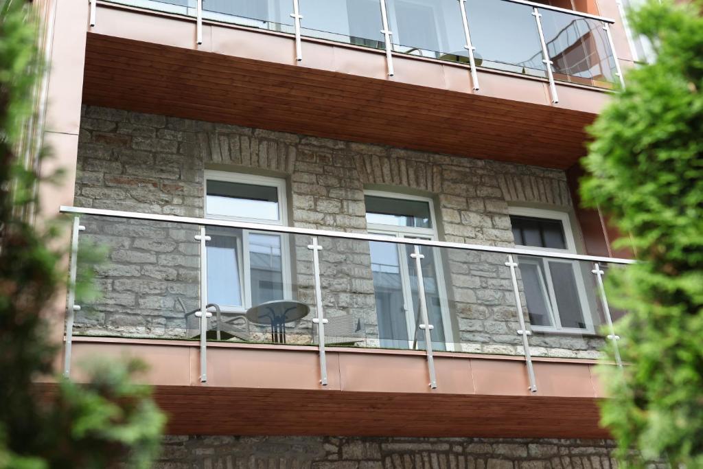 Balkón nebo terasa v ubytování MyApartments