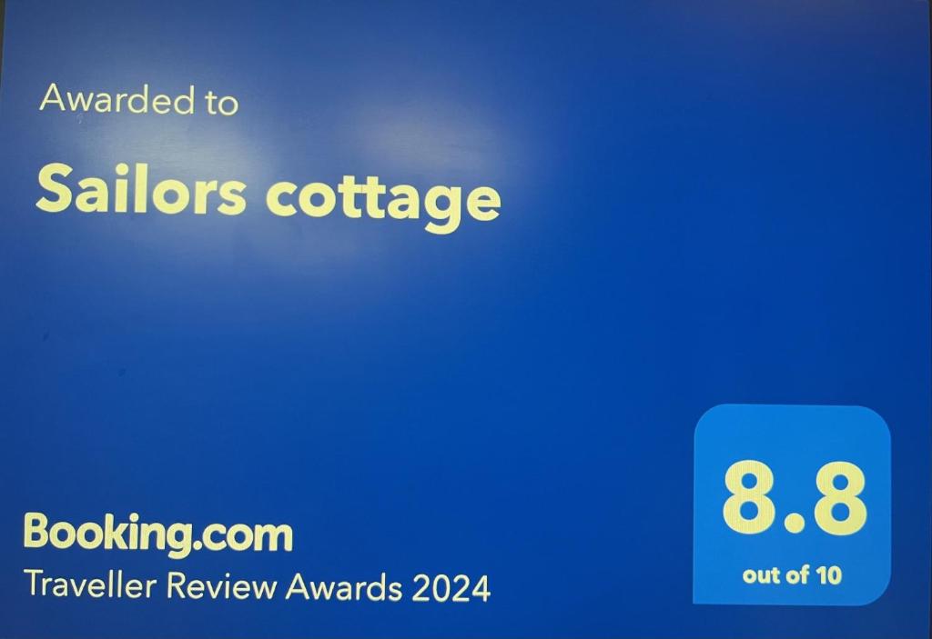 Ein Screenshot eines Handys mit den Worten "Hypothek" des Verkäufers in der Unterkunft Sailors cottage in Paternoster