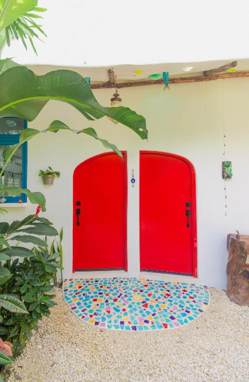 Posezení v ubytování Maison Bacalar