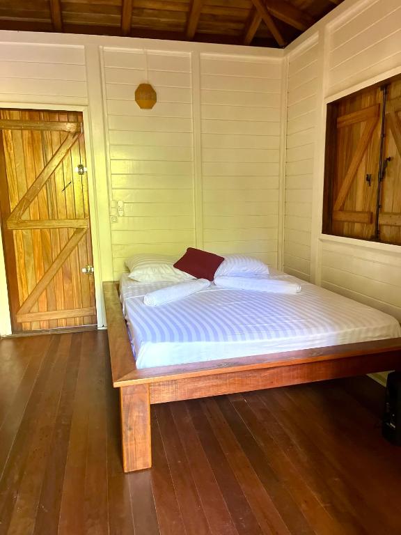 Letto o letti in una camera di Ti Kaz Açaï