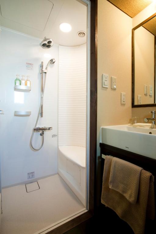 Koupelna v ubytování Ochanomizu Hotel Shoryukan