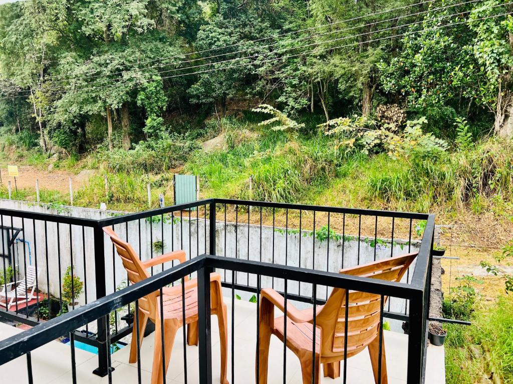 Balkón nebo terasa v ubytování Eco Resort Kandy