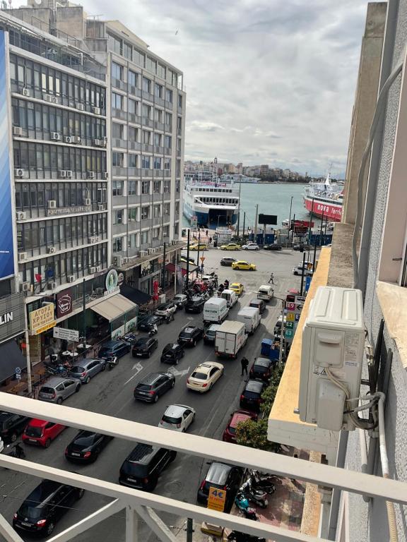 Nespecifikovaný výhled na destinaci Pireus nebo výhled na město při pohledu z hotelu