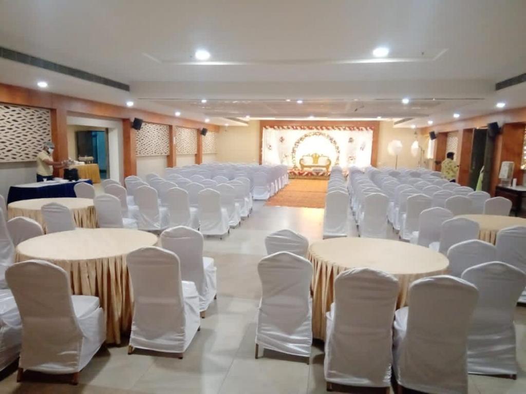 Posezení v ubytování Hotel Vijay Elanza