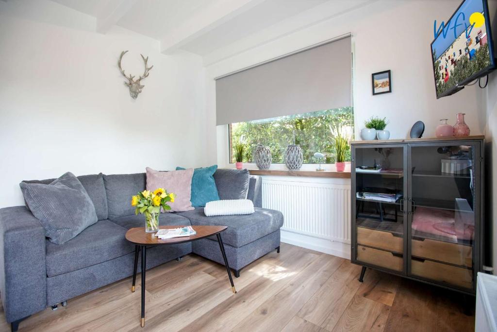 Kuchyň nebo kuchyňský kout v ubytování Ferienhäuser Weerts Gatt Ferienhaus Lüttje Huske
