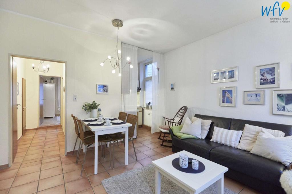 Χώρος καθιστικού στο Villa Central Ferienwohnung Nesthäkchen