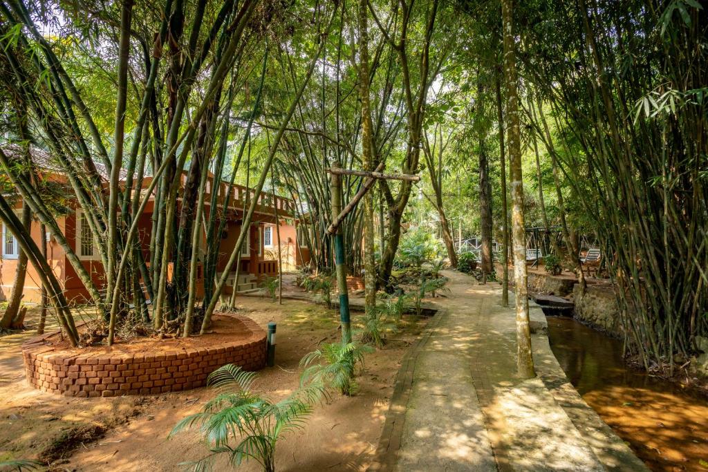Zahrada ubytování Lakkidi Village Resort Wayanad