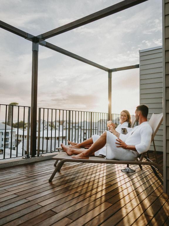 Balkón nebo terasa v ubytování Hotel Le Saint Pierre ÎLe De La Reunion.