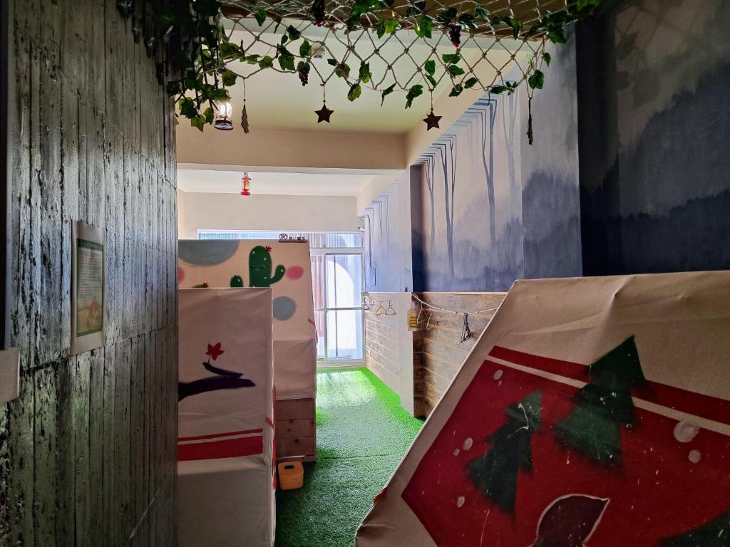 Postel nebo postele na pokoji v ubytování 棚棚屋室內帳篷民宿Inn