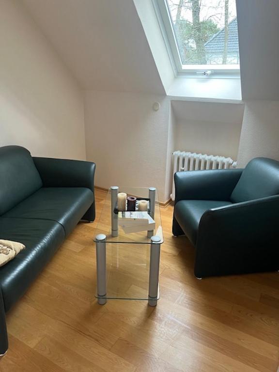 Posezení v ubytování Dünenhaus