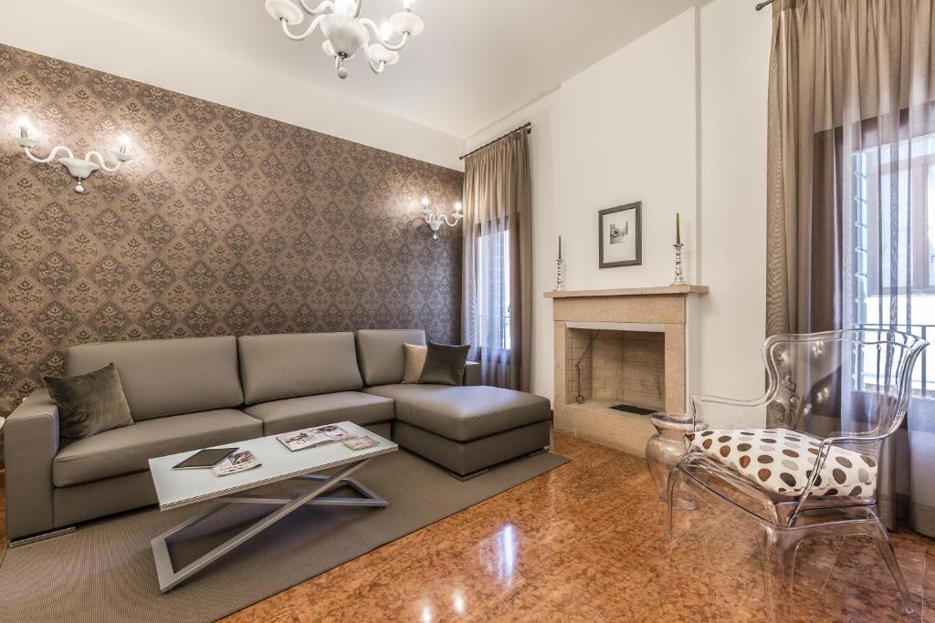 Posedenie v ubytovaní Ca' Del Monastero 3 Collection Apartment for 4 Guests with Lift