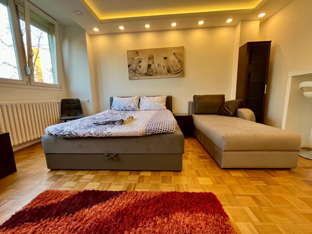 Posezení v ubytování Fontana Studio
