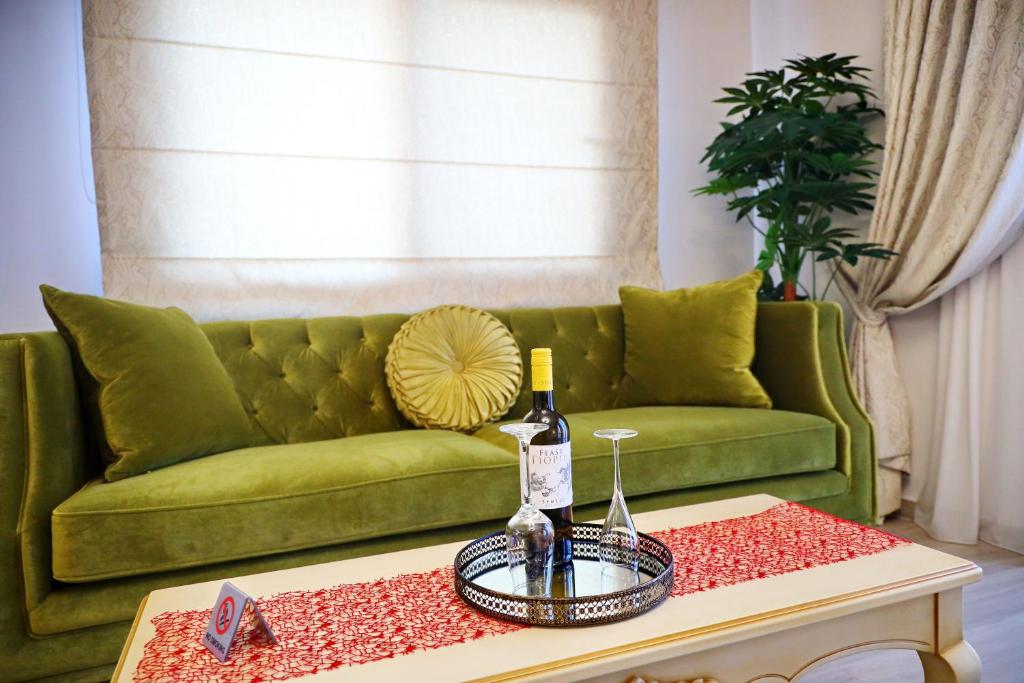Posezení v ubytování Vip Lepanto Castle Suites