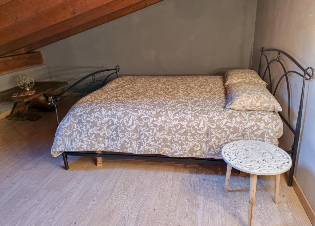 Postel nebo postele na pokoji v ubytování Loft Civico 12