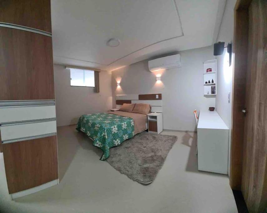 Postel nebo postele na pokoji v ubytování 6 Espaço tranquilo e confortável