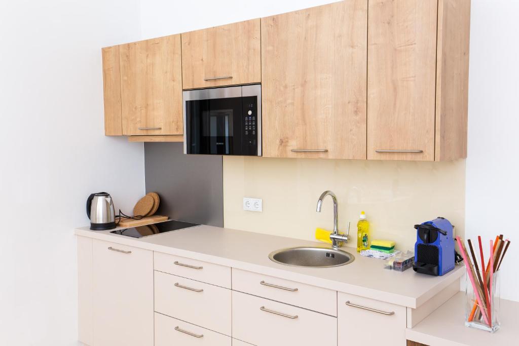 Kuchyňa alebo kuchynka v ubytovaní Vienna Stay Apartments Belvedere