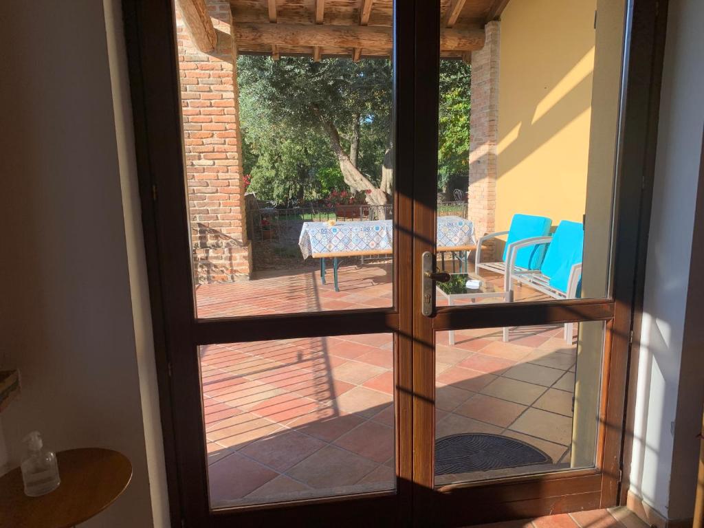 Balkón nebo terasa v ubytování Agriturismo Case in Collina