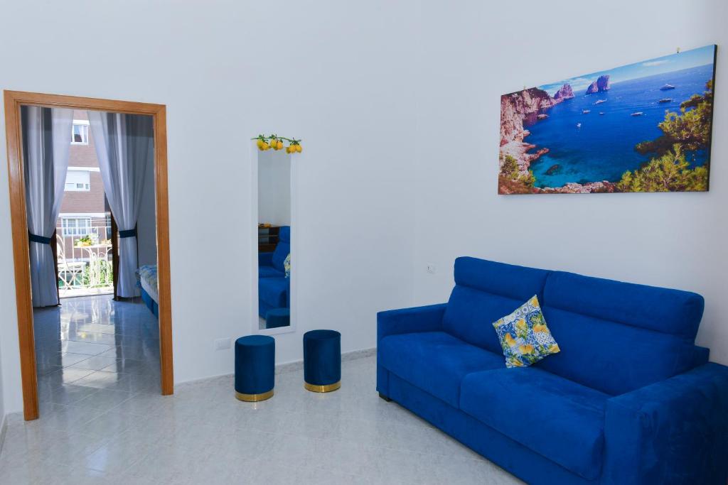 Posezení v ubytování Casa Natalia
