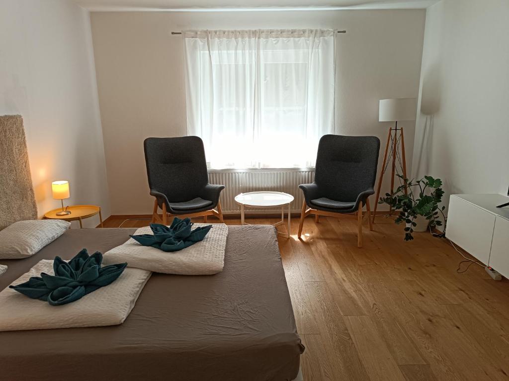 Posedenie v ubytovaní Flataid Apartmenthaus Brauhausstrasse