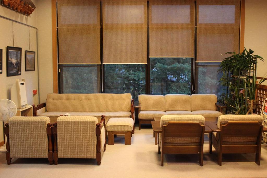 Posezení v ubytování Ryokan Tanaka