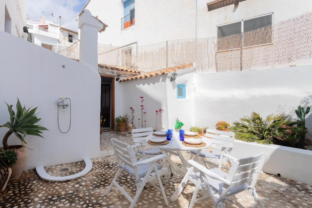Balkón nebo terasa v ubytování La Casa del Agua