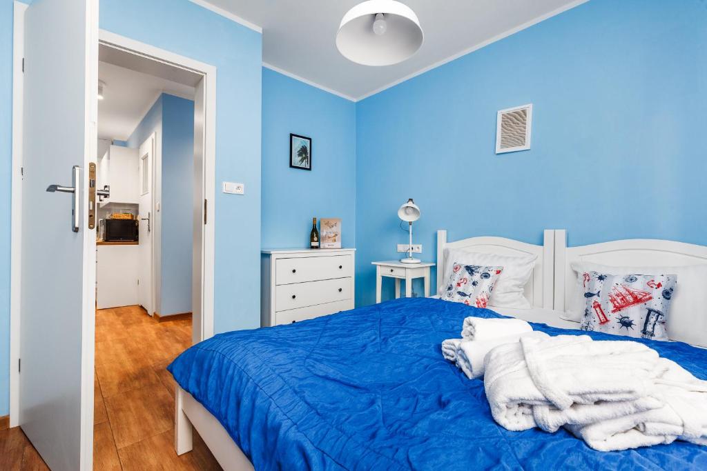Postel nebo postele na pokoji v ubytování Oliwia