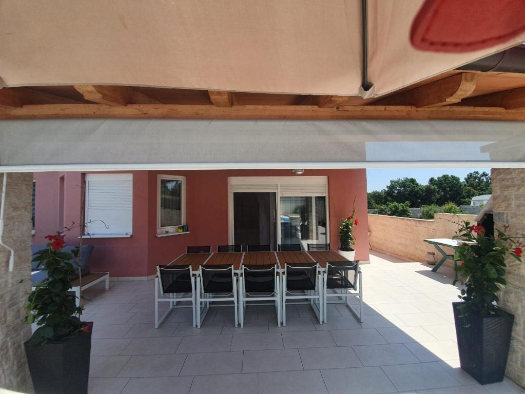 Balkón nebo terasa v ubytování Holiday Home Nikol