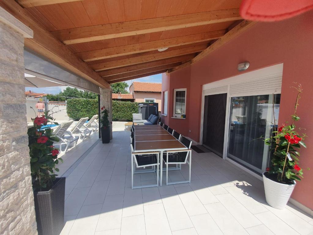 Balkón nebo terasa v ubytování Holiday Home Nikol